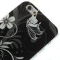 Coque TPU Fleurs noires et blanches Coque iPhone 6 6s