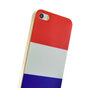 Coque iPhone 5 5s SE 2016 drapeau n&eacute;erlandais rouge blanc bleu TPU