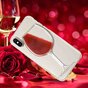 Coque rigide transparente &agrave; vin la coque compatible avec iPhone X XS