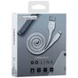 MOMAX MFi Lightning Cable 1 m&egrave;tre - C&acirc;ble de charge blanc