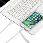 MOMAX MFi Lightning Cable 1 m&egrave;tre - C&acirc;ble de charge blanc