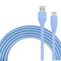 MOMAX MFi Lightning Cable 1 m&egrave;tre - C&acirc;ble de charge bleu