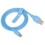 MOMAX MFi Lightning Cable 1 m&egrave;tre - C&acirc;ble de charge bleu