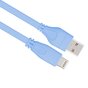 MOMAX MFi Lightning Cable 1 m&egrave;tre - C&acirc;ble de charge bleu