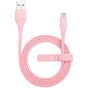 C&acirc;ble USB MOMAX MFi Lightning 1 m&egrave;tre - C&acirc;ble de chargement rose