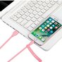 C&acirc;ble USB MOMAX MFi Lightning 1 m&egrave;tre - C&acirc;ble de chargement rose
