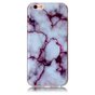 Coque Marbre Violet Blanc Gris Coque iPhone 6 6s