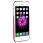 Coque Baseus Glaze Transparent Gradient la coque compatible avec iPhone 6 6s - Jaune Rose Transparent