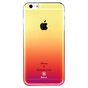 Coque Baseus Glaze Transparent Gradient pour iPhone 6 6s - Jaune Rose Transparent