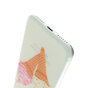 Cr&egrave;me glac&eacute;e molle compatible avec iPhone 7 8 SE 2020 SE 2022 Housse de protection en TPU - Cr&egrave;me glac&eacute;e transparente rose blanc