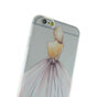 Robe de danseuse adapt&eacute;e aux coques iPhone 6 et 6s - Fille pastel blanc rose