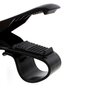 Support universel pour smartphone avec pince de serrage pour t&eacute;l&eacute;phone de voiture - compatible avec iPhone / Samsung - Noir