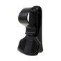 Support universel pour smartphone avec pince de serrage pour t&eacute;l&eacute;phone de voiture - compatible avec iPhone / Samsung - Noir