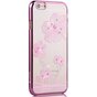 Fleurs COMMA coque compatible avec iPhone 6 6s - Cristaux Swarovski - Lilas Violet Chrome