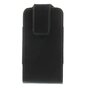 Clip pantalon iPhone 7 8 SE X Xs 11 Pro - &eacute;tui cuir noir