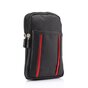 Sacoche pour t&eacute;l&eacute;phone portable universellement antichoc - Noir Rouge