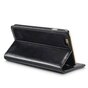 Housse en cuir Caseme Oil Wallet compatible avec iPhone 6 6s - Biblioth&egrave;que Noir