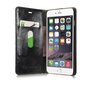 Housse en cuir Caseme Oil Wallet compatible avec iPhone 6 6s - Biblioth&egrave;que Noir