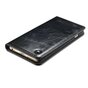 Housse cuir Caseme Oil Wallet iPhone 6 6s - Biblioth&egrave;que Noir