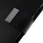Etui TPU Mercury Wallet en cuir iPhone X XS - Biblioth&egrave;que Noir