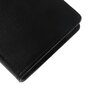 &Eacute;tui portefeuille en cuir Mercury Wallet compatible avec iPhone X XS - Biblioth&egrave;que Noir