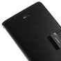 &Eacute;tui portefeuille en cuir Mercury Wallet compatible avec iPhone 6 6s - Biblioth&egrave;que Noir