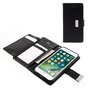 Etui TPU Mercury Wallet en cuir iPhone 7 8 SE 2020 SE 2022 - Biblioth&egrave;que Noir