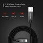 Caseme USB to USB C cable 1.2 m&egrave;tre - c&acirc;ble de charge noir