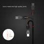 Caseme USB to USB C cable 1.2 m&egrave;tre - c&acirc;ble de charge noir