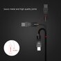 C&acirc;ble Caseme USB vers USB C 25 cm - c&acirc;ble de chargement noir