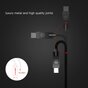 Caseme USB to USB C cable 25 cm - c&acirc;ble de charge noir