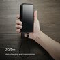 C&acirc;ble Caseme USB vers USB C 25 cm - c&acirc;ble de chargement noir