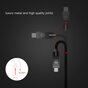 C&acirc;ble Caseme USB vers Micro USB 25 cm - c&acirc;ble de chargement noir Android