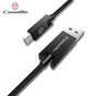 C&acirc;ble Caseme USB vers Micro USB 25 cm - c&acirc;ble de chargement noir Android