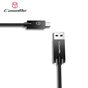 Caseme C&acirc;ble USB vers Micro USB 1,2 m&egrave;tre - C&acirc;ble de charge noir Android