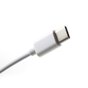 Dongle de c&acirc;ble audio d&#039;entr&eacute;e de prise casque universel USB-C vers AUX - Blanc