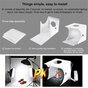 Puluz Foldable Photo Studio Lightroom Box LED - Tente portable 6 fond de couleur