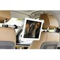 Support universel compatible avec tablette iPad, pince pour appui-t&ecirc;te de voiture, aluminium rotatif &agrave; 360 degr&eacute;s