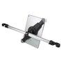 Support universel compatible avec tablette iPad, pince pour appui-t&ecirc;te de voiture, aluminium rotatif &agrave; 360 degr&eacute;s