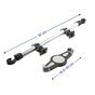 Support universel compatible avec tablette iPad, pince pour appui-t&ecirc;te de voiture, aluminium rotatif &agrave; 360 degr&eacute;s