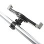 Support universel compatible avec tablette iPad, pince pour appui-t&ecirc;te de voiture, aluminium rotatif &agrave; 360 degr&eacute;s