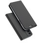 DUX DUCIS Skin Pro Series - &eacute;tui en cuir compatible avec iPhone X XS - gris