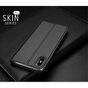 DUX DUCIS Skin Pro Series - &eacute;tui en cuir compatible avec iPhone X XS - gris