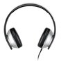 Casque st&eacute;r&eacute;o filaire supra-auriculaire i60 - Microphone Argent M&eacute;tallis&eacute;