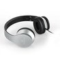 Casque st&eacute;r&eacute;o filaire supra-auriculaire i60 - Microphone Argent M&eacute;tallis&eacute;