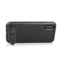 &Eacute;tui &agrave; Clip pour Cartes compatible avec iPhone X XS &Eacute;tui en TPU et Plastique avec Support - Noir