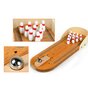 Cadeau de jeu de bowling avec quilles en marbre - Bowling Alley Wood