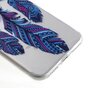 Coque iPhone 7 8 SE 2020 SE 2022 en TPU Clear Dreamcher Feather - Bleu Violet