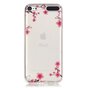 Coque en TPU Transparent Blossom compatible avec iPod Touch 5 6 7 - Rose