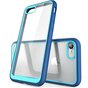 Transparent Convient compatible avec iPhone 7 8 SE 2020 SE 2022 Hybride Absorbant Les Chocs R&eacute;sistant Aux Rayures - Bleu